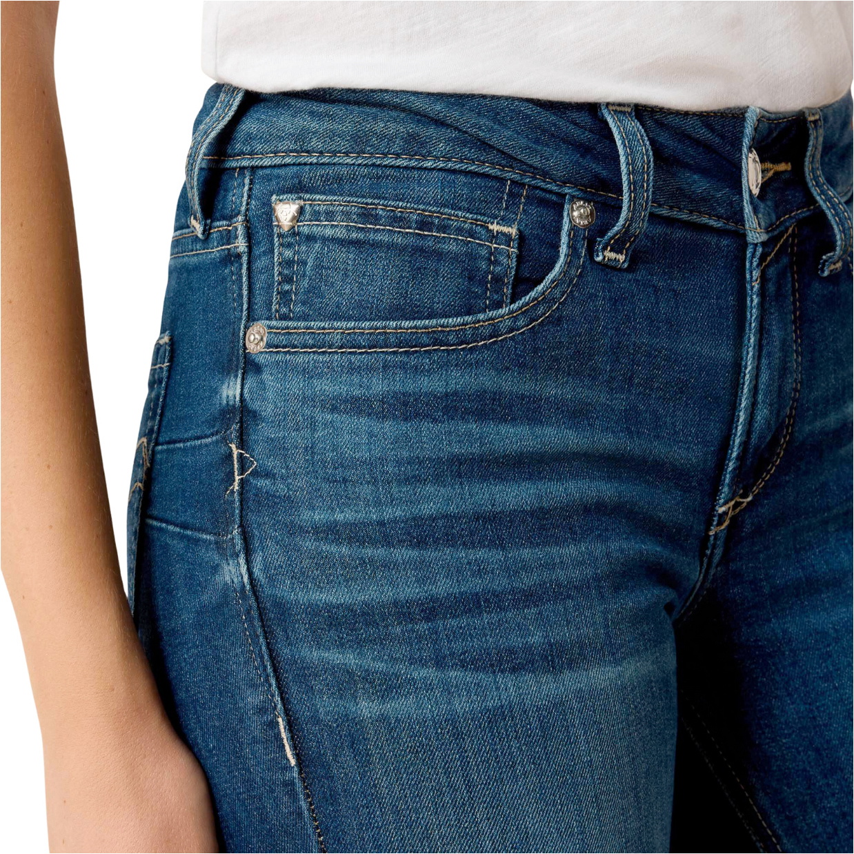 2025 Ariat Womens R.E.A.L. Perfect Rise Abby Straight Jean 10036814 - Mackenzie